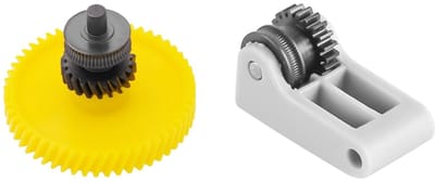Dailygoody - 3D Printer Extruder Sprocket Kit - Verbeterde Gereedschapset - Voor Bambu P1P P1S X1C X1E - Hoge Kwaliteit en Betrouwbaarheid - Voor Verb
