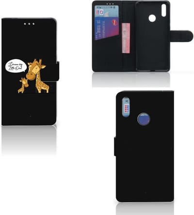 Huawei Y7 (2019) Leuk Hoesje Giraffe