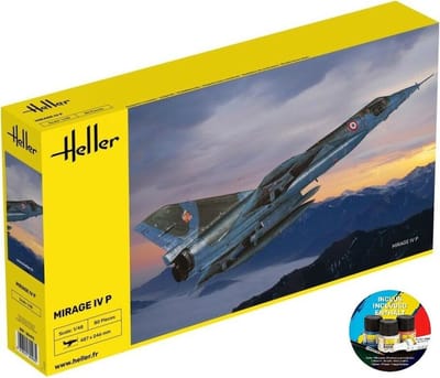 Heller Modelbouwpakket Militaire voertuigen - 56493 Mirage IV P Plane - Starter Kit Plastic - 1:48 - Modelbouw