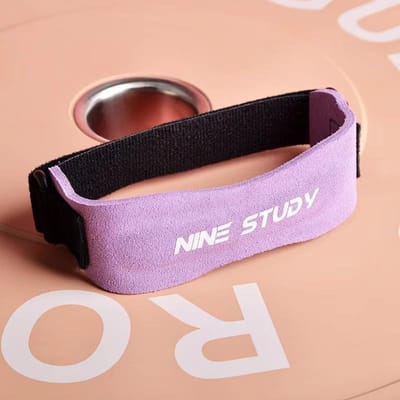 1PCS Cuir Réglable Rotule Genou Tendeur Sangle Genouillère support protecteur professionnel Coussin Ceinture Sport Genouillère Peau de Vache violet