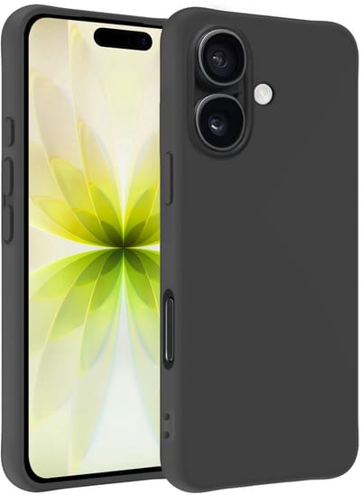 Hoesje - Geschikt voor Apple iPhone 17 - Sterk & Shockproof - Hoes Cover - Siliconen Case - Telefoonhoesjes - Zwart