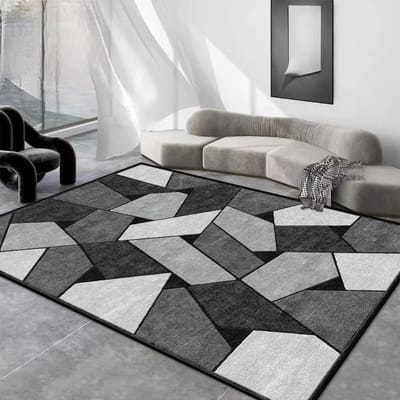 Geometrische Grote Woonkamerkleden in Scandinavische Stijl Makkelijk Schoon te Maken Salontafels Antislip Tapijt Slaapkamer Garderobe Wasbare Deurmat 80*120cm