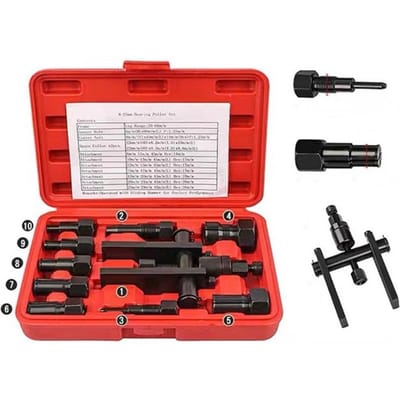 Kit d'extraction de roulements pour moto, kit d'outils de démontage de roulements, extracteur de véhicule électrique à 2 griffes red