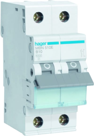 Hager Mcb 1p+n 6ka b-10a 2m