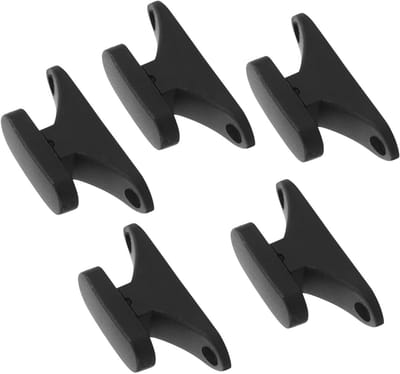 Klemmen voor Vioolkoffer - Houders Bevestigingen - Vervoer Muziekinstrument - Universele Compatibiliteit - 5 cm - Zwart