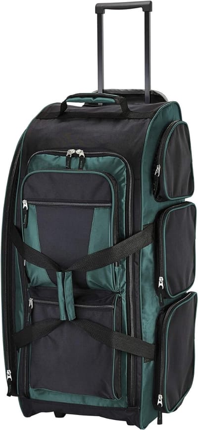 VLSelect® Weekendtas met wieltjes - Reistas - Wieltas - 60L