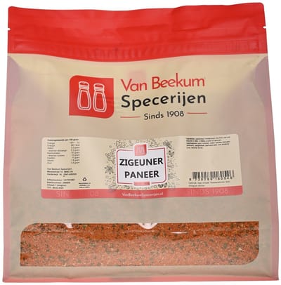 Van Beekum Specerijen - Zigeuner Paneer - 1 kilo (hersluitbare stazak)