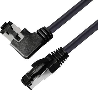 BKL Electronic 144030 RJ45 Netwerkkabel, patchkabel CAT 8.1 S/FTP 1.5 m Zwart Halogeenvrij 1 stuk(s)