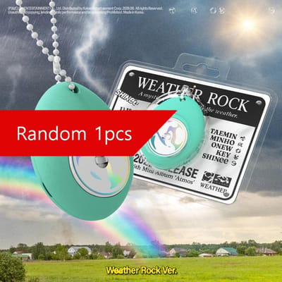 Weather Rock Ver SMART ALBUM SHINee 6e Mini Album Atmos No POB MINHO Ver gray