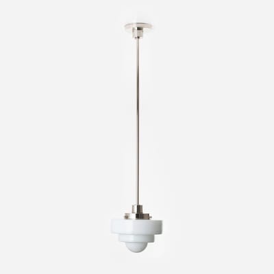 Hanglamp Lorm 20's Nikkel - Art Deco Trade