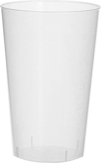 Herbruikbare Transparante Bierglas 33cl (25stk)