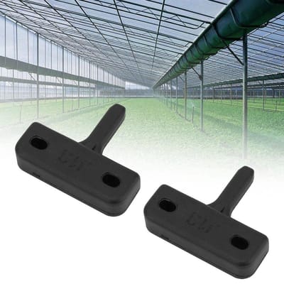 2 stuks Kassen Hallen Raam Vastzetter Steun Kit Duurzaam Stevig Platte Pinnen gray