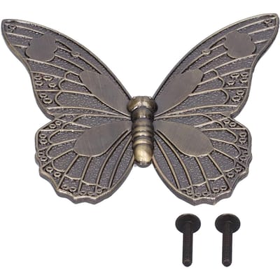 Poignée Forme Papillon Trou Simple Double Trou Bouton de Meuble Tirette pour Tiroir Porte Maison