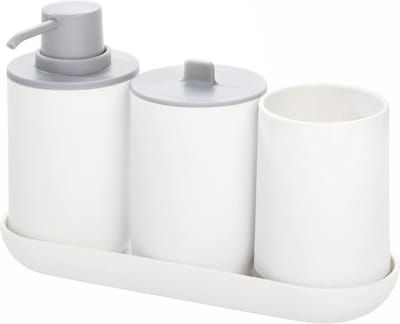 iDesign - Cade Bath Accessories Set of 4 Pieces