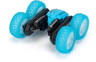 Kids LED Stunt Racer – Speelgoed auto – Acrobatische RC Auto met Lichtanimaties, 4WD, Salto’s & 60m Bereik – Inclusief Oplaadbare Batterij