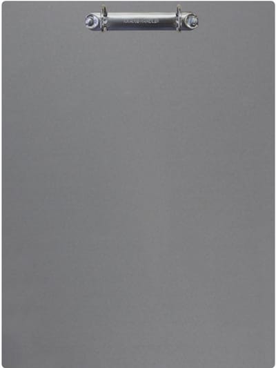 Magnetisch klembord A4 incl. ringband (staand) - Grijs