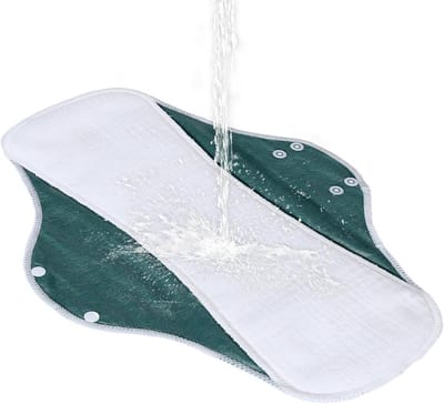 Herbruikbaar Inlegkruisje - Wasbaar Maandverband - Comfortabele Bescherming - Lekvrije Absorptie - Maat L - Mix Kleuren