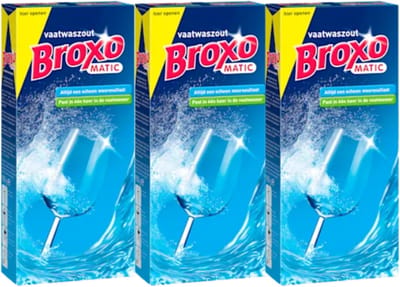 3 x 0.9 kg Broxo - Vaatwaszout Korrels