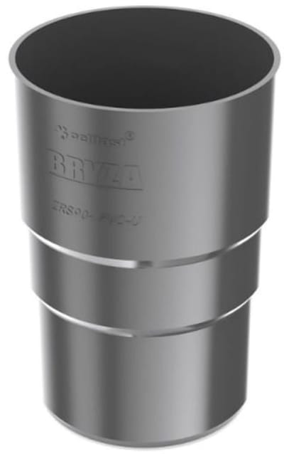 Regenpijp Verbinder Grafiet - Systeem 90 Koppeling