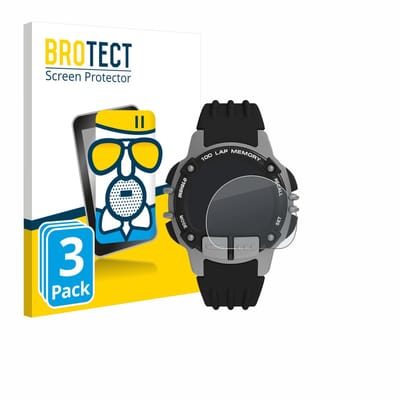 BROTECT - Screenprotector voor Timex Ironman TW5M63200 - Folie Beschermfolie Beschermglas matte 3 Stuks
