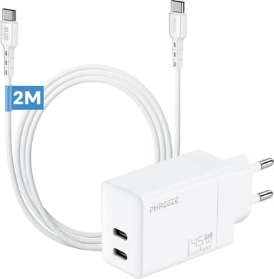 Phreeze usb C snellader 45w - 2 meter