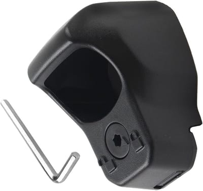 Zwarte Achteruitrijcamera Beschermhoes van ABS voor Jeep Wrangler JL 2018-2023, Weerbestendig, Duurzaam en Eenvoudig te Installeren
