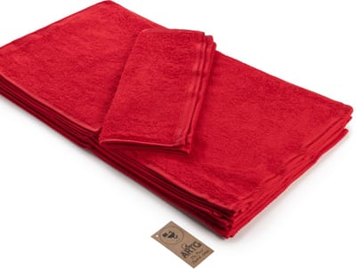 ARTG® Towelzz - AR034 Gastenhanddoek - 30 x 50 cm - Rood - Fire Red - Set 10 stuks