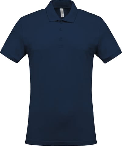 Kariban Piqué-herenpolo korte mouwen K254 - Navy - S
