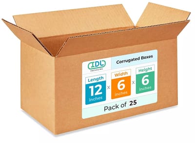 Kleine Verhuisdozen - Verzenddozen Opslag - Veilig Verpakken - 100% Recyclebaar - 25 Stuks - Bruin