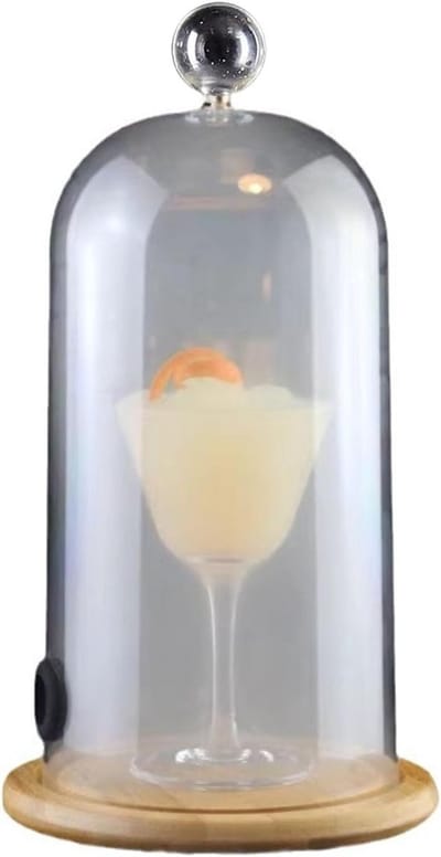 Rokende Cloche voor Drankjes en Gerechten, Acryl Koepel Accessoire voor Cocktails en BBQ, Ideaal voor Keuken en Restaurant