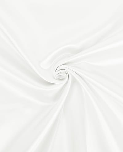 Satijn Duchesse Stof Effen - Wit 050 - 1 Meter
