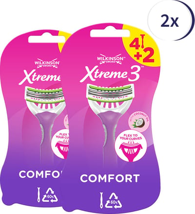 Wilkinson Sword Xtreme 3 Beauty - 12 stuks - Scheermesjes - Voordeelverpakking