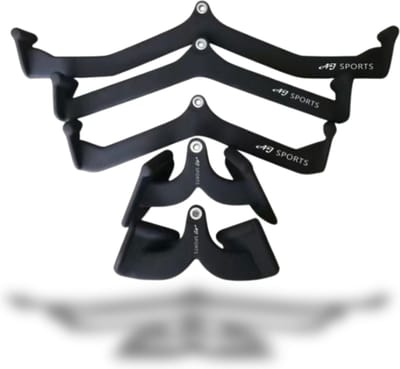 AJ-Sports Pulley accessoire set - 5 Grips - Multi Grip Attachment Set - Trainingsgrepen set - Roeigrepen - Lat pulley - Lat pulldown - Lat Booster Handles -Bodybuilding - Fitness reep – kabelstation - krachtstation – Fitness - Krachttraining