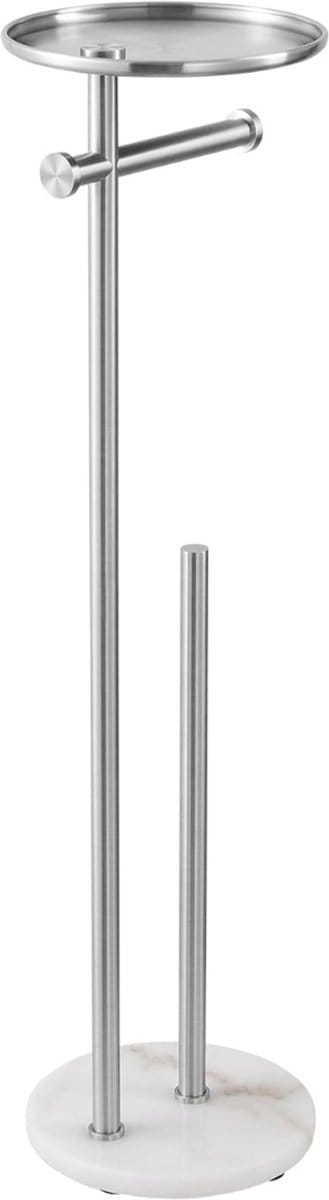 DailySupplies® Toiletbutler - Toiletrolhouder Staand - Zilver