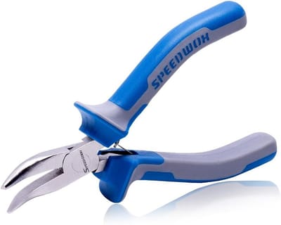 Mini Gebogen Neus Tang - Professionele Gereedschap voor Sieraden Maken