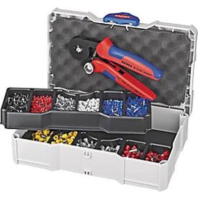 Knipex 97 90 09 Krimptang Adereindhulzen 0.08 tot 10 mm² Incl. assortiment adereindhulzen in koffer