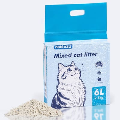 Kattenbakvulling - Klei Zand - Huis Schoon Houden - Klontert Snel - 2.5 kg - Beige