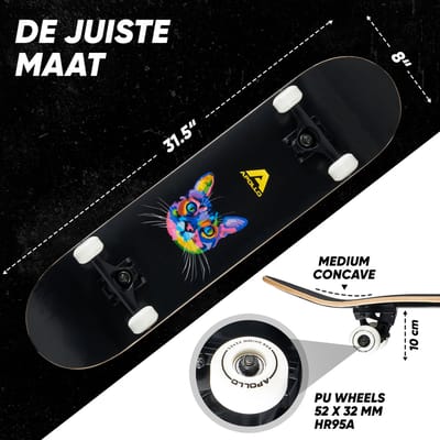 Apollo Skateboard kinderen en volwassenen Cat Board