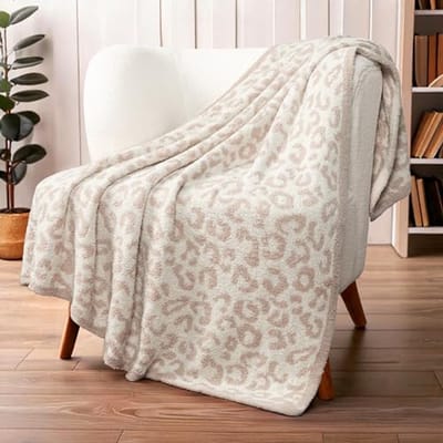 Zachte Pluche Gebreide Deken voor Bank en Bed - Warme en Gezellige Plaid - Lichtgewicht en Comfortabel