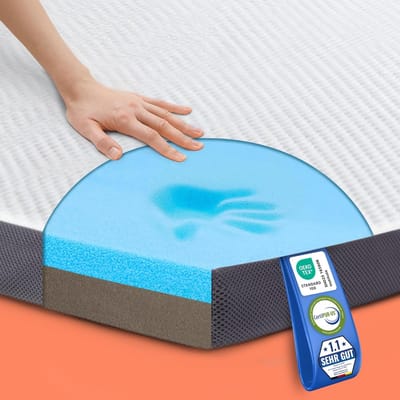 Matras Comfort Topper - 2-in-1 Topper - Gel-Traagschuim - Ergonomisch en Ademend - Duurzaam en Ondersteunend