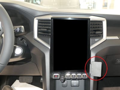 Brodit ProClip houder geschikt voor Volkswagen Amarok 2024 - Angled mount