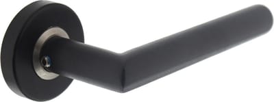 Intersteel Deurkruk Jura op rozet mat zwart