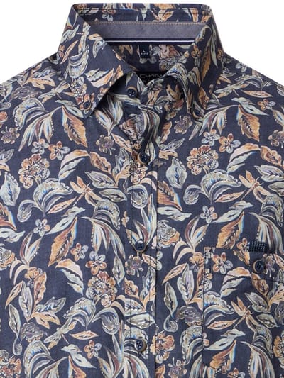 Casa Moda Casual Gebloemd Overhemd Button Down Boord - XXL