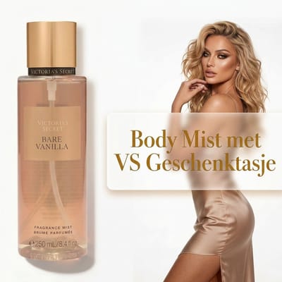 Victoria's Secret Wild Rose Amber With Rosewater Hair & Body Mist 236 Parfum Met Geschenktasje