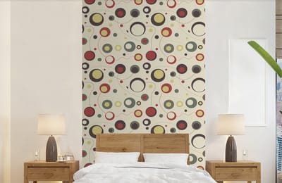 Behang - Fotobehang Cirkel - Lijn - Design - Breedte 150 cm x hoogte 240 cm