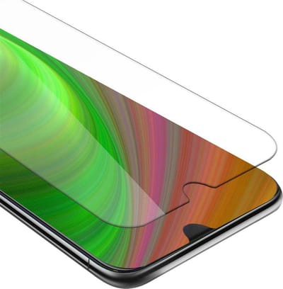 Cadorabo Screenprotector geschikt voor HTC Desire 19 PLUS - Pantser film Beschermende film in KRISTALHELDER Geharde (Tempered) display beschermglas in 9H hardheid met 3D Touch