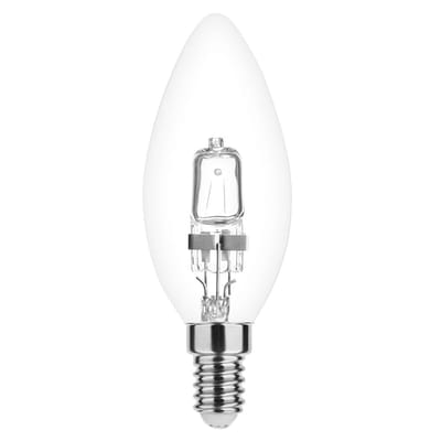 Modee E14 Halogeen Lamp Dimbaar 28W ECO - 370lm - 2700K - Warm Wit - ECO Halogeen Kaarslamp