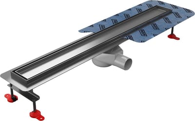 Douchegoot Roestvrij Staal 90 cm Premium Pure Doucheafvoer Vlak Kanaal