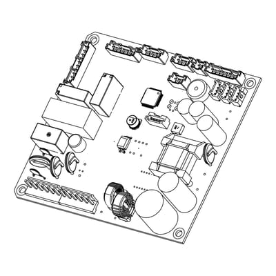 AEG niet-geconfigureerde module, stroombord, ERF2004 140101513038