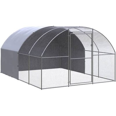 Maison Exclusive - Poulailler d'extérieur 3x4x2 m Acier galvanisé